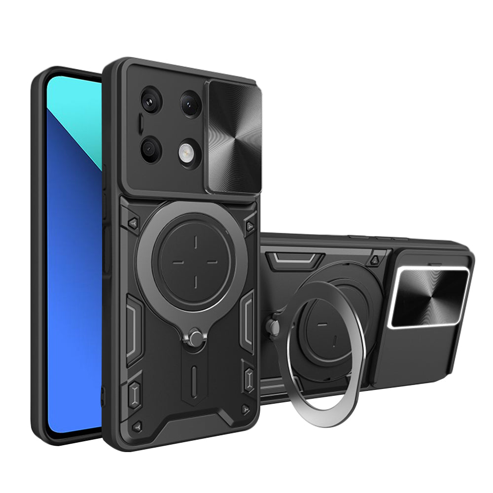 Case for Xiaomi Redmi Note 13 4G, Techsuit, CamGuard Pro, Black