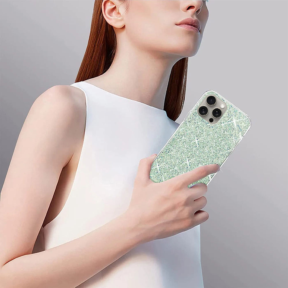 Case for Xiaomi Redmi Note 13 4G, Techsuit, Sparkly Glitter, Purple