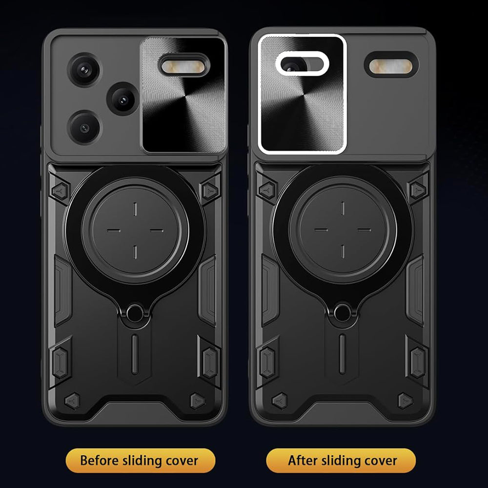 Θήκη για Xiaomi Redmi Note 13 Pro+, Techsuit, CamGuard Pro, Μαύρο