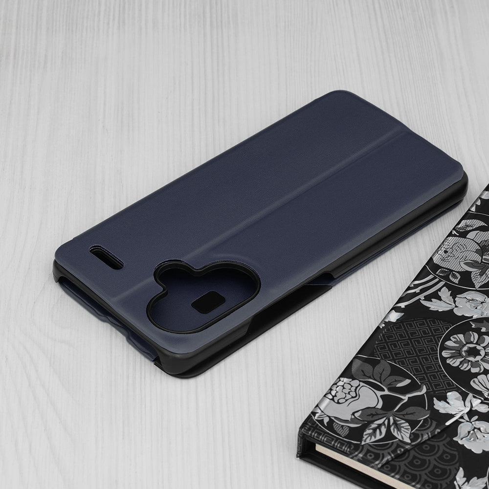 Case for Xiaomi Redmi Note 13 Pro+, Techsuit, eFold, Dark Blue