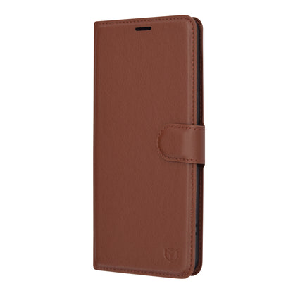 Case for Xiaomi Redmi Note 13 Pro+, Techsuit, Leather Folio, Brown