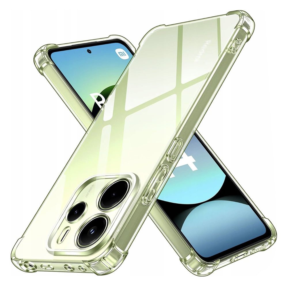 Case for Xiaomi Redmi Note 14 4G (Regional), Techsuit, Shockproof Clear, Transparent