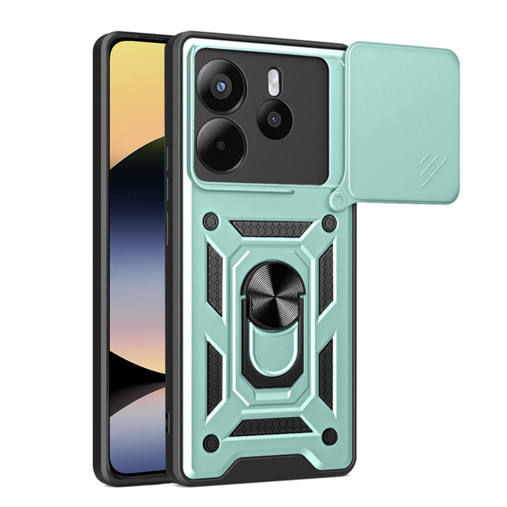 Case for Xiaomi Redmi Note 14 4G (Standard), Techsuit, CamShield, Green