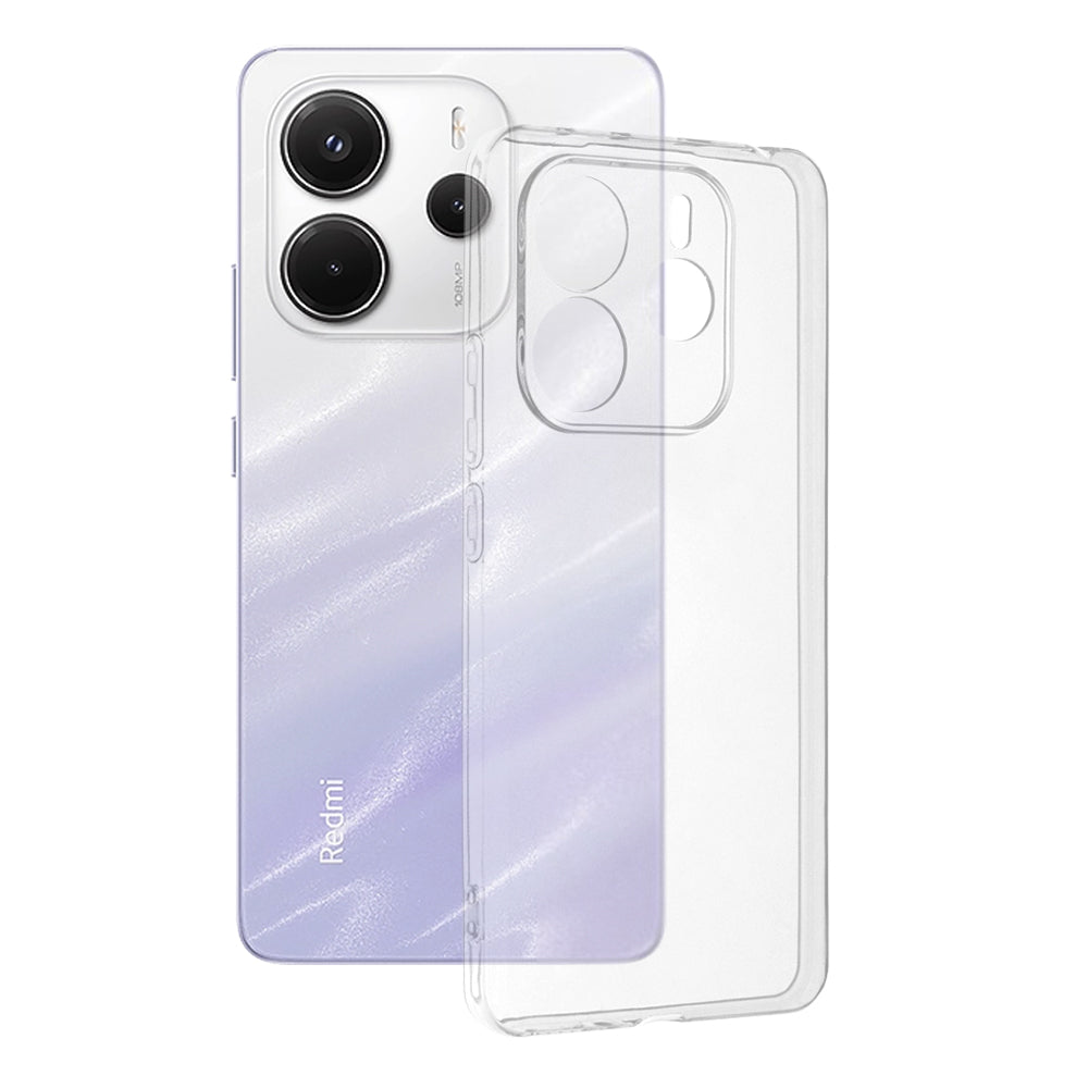 Case for Xiaomi Redmi Note 14 4G (Standard), Techsuit, Clear, Transparent