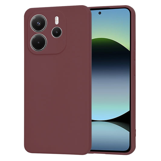 Θήκη για Xiaomi Redmi Note 14 4G (Standard), Techsuit, SoftFlex, Βυσσινί