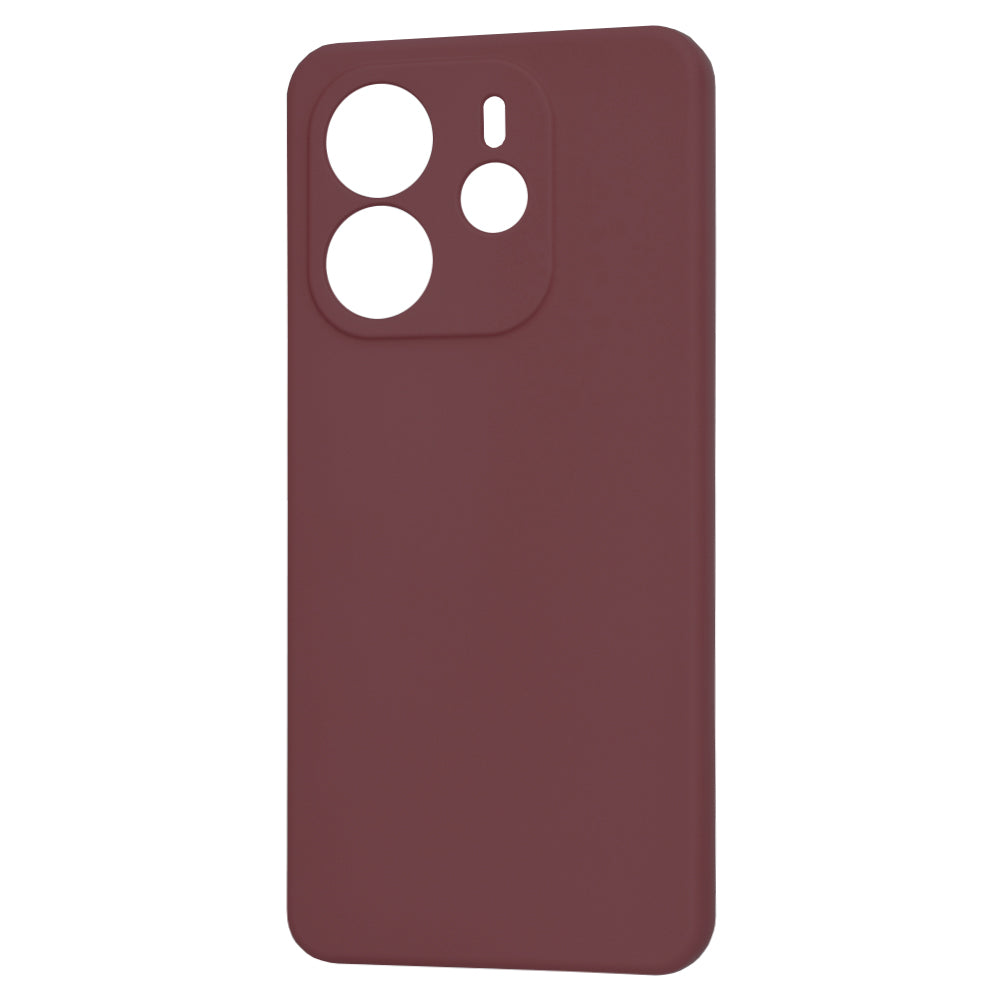 Case for Xiaomi Redmi Note 14 4G (Standard), Techsuit, SoftFlex, Burgundy