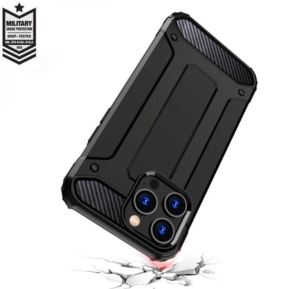 Θήκη για Xiaomi Redmi Note 14 Pro 4G, Techsuit, Hybrid Armor, Μαύρη