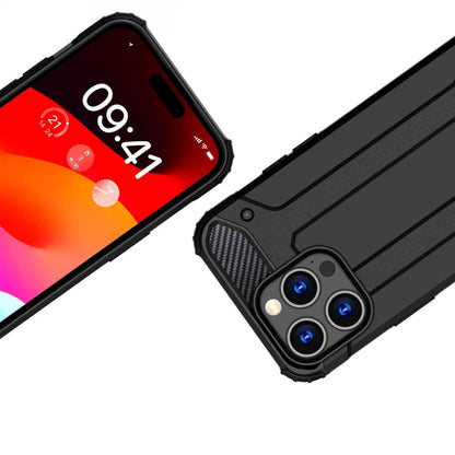 Θήκη για Xiaomi Redmi Note 14 Pro 4G, Techsuit, Hybrid Armor, Μαύρη