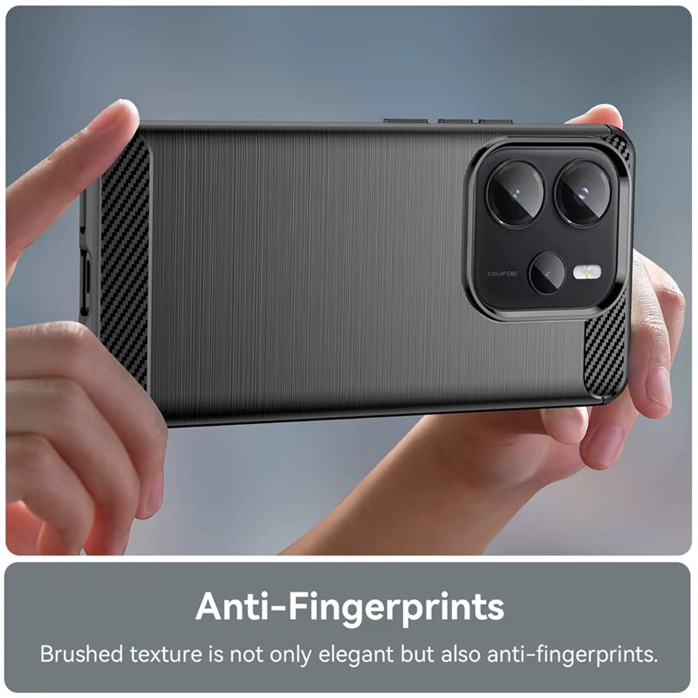 Θήκη για Xiaomi Redmi Note 14S, Techsuit, Άνθρακας, Μαύρο