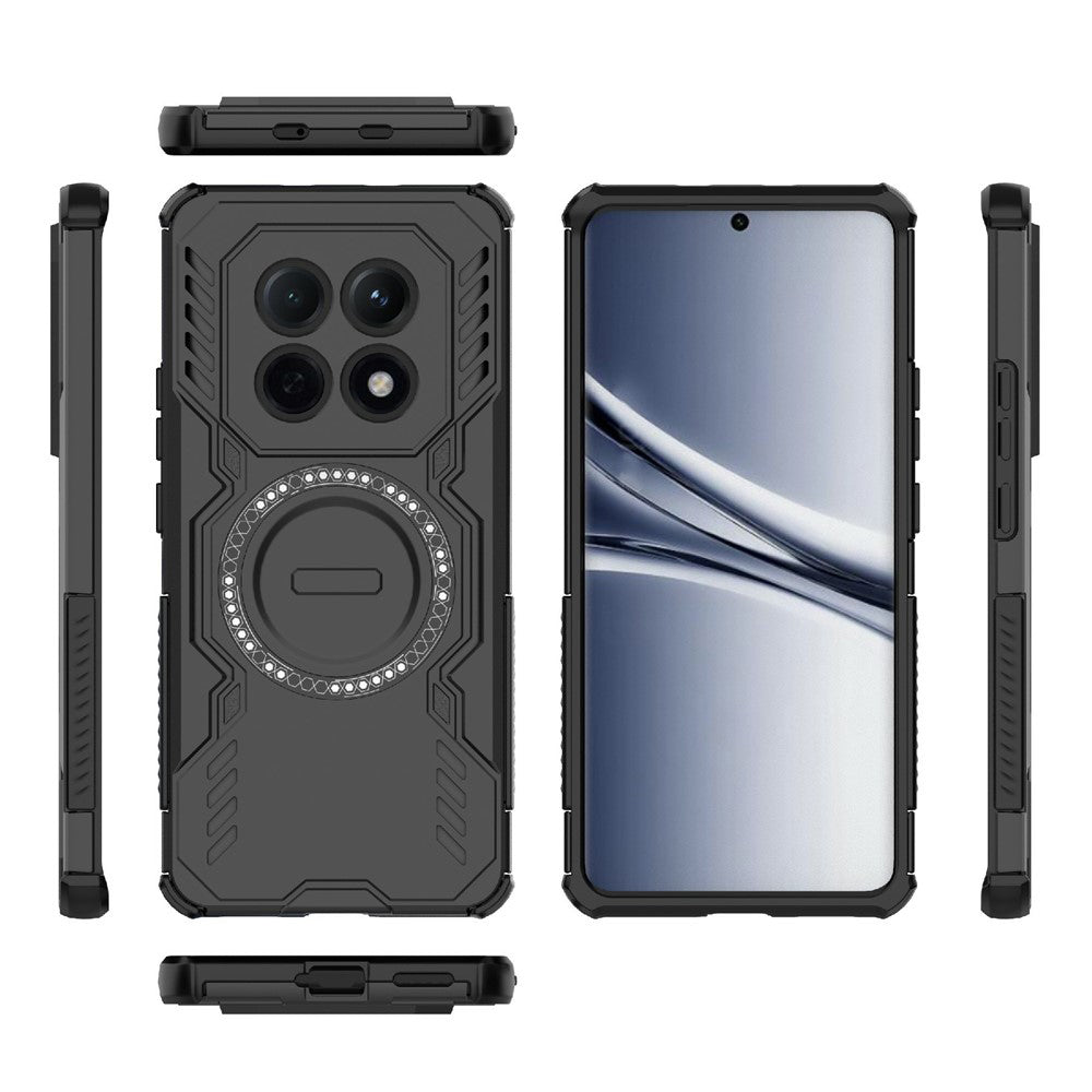 Θήκη MagSafe για Xiaomi Redmi Note 15 4G, Techsuit, ArmorMag, Μαύρη