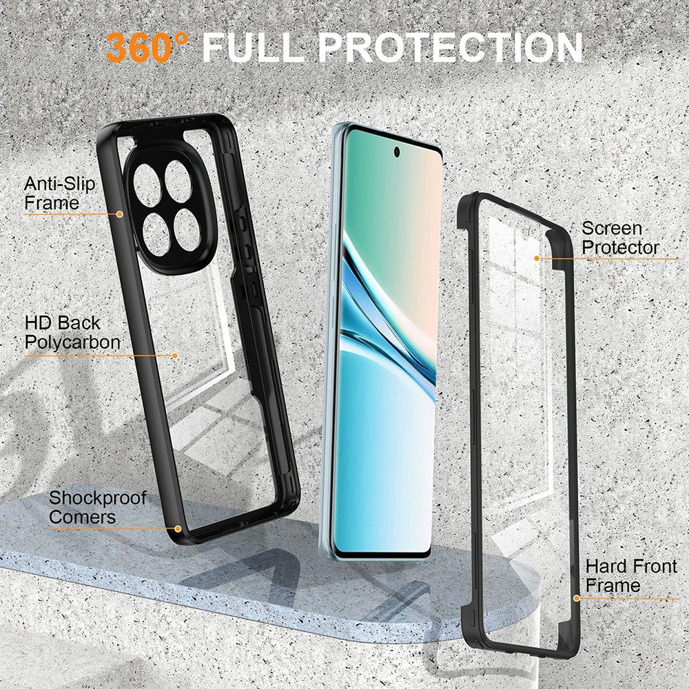Θήκη για Xiaomi Redmi Note 15 4G, Techsuit, ColorVerse 360, Μαύρη