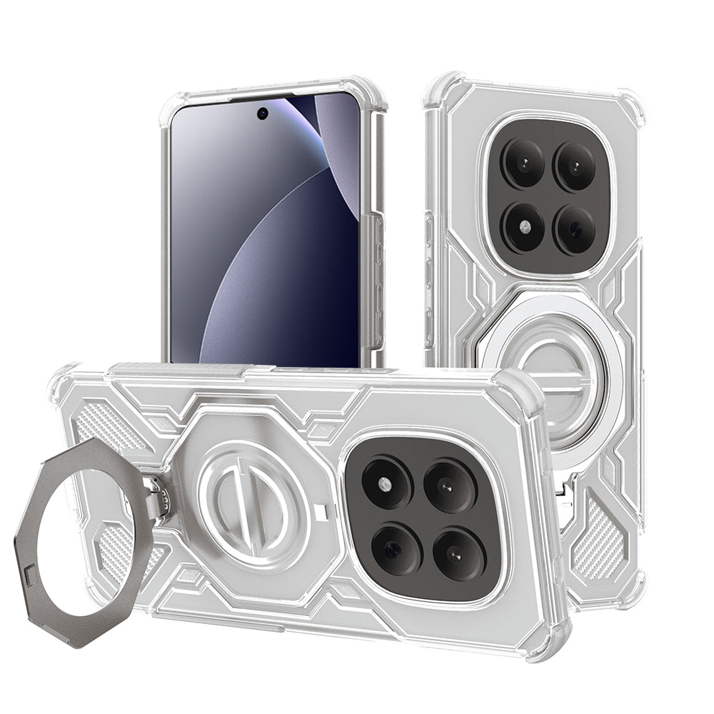 Θήκη για Xiaomi Redmi Note 15 Pro 4G, Techsuit, Carbon Shield Pro, Λευκή