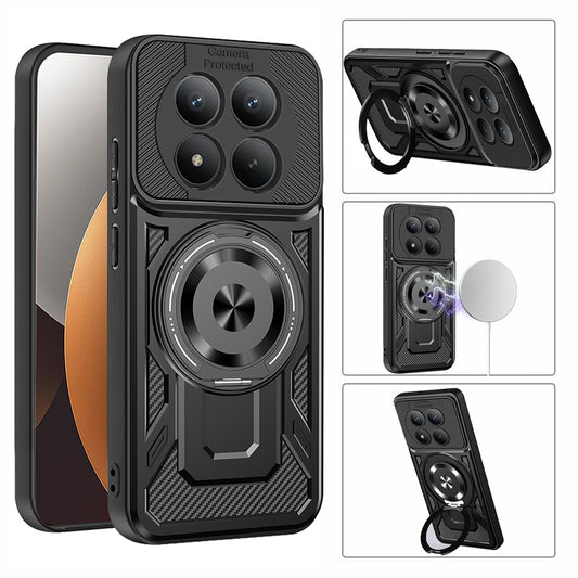 Θήκη για Xiaomi Redmi Note 15 Pro 4G, Techsuit, RuggedCam, Μαύρη