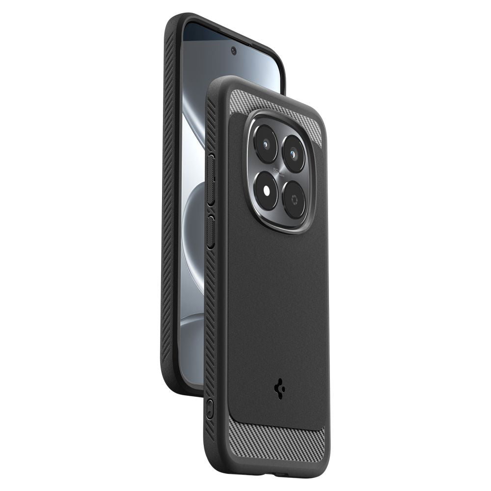 Θήκη για Xiaomi Redmi Note 15 Pro 5G, Spigen, Rugged Armor, Ματ Μαύρη ACS10460