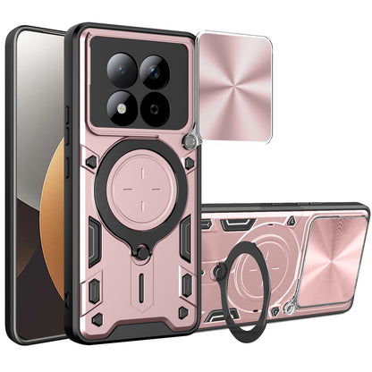 Θήκη για Xiaomi Redmi Note 15 Pro 5G, Techsuit, CamGuard Pro, Ροζ Χρυσή