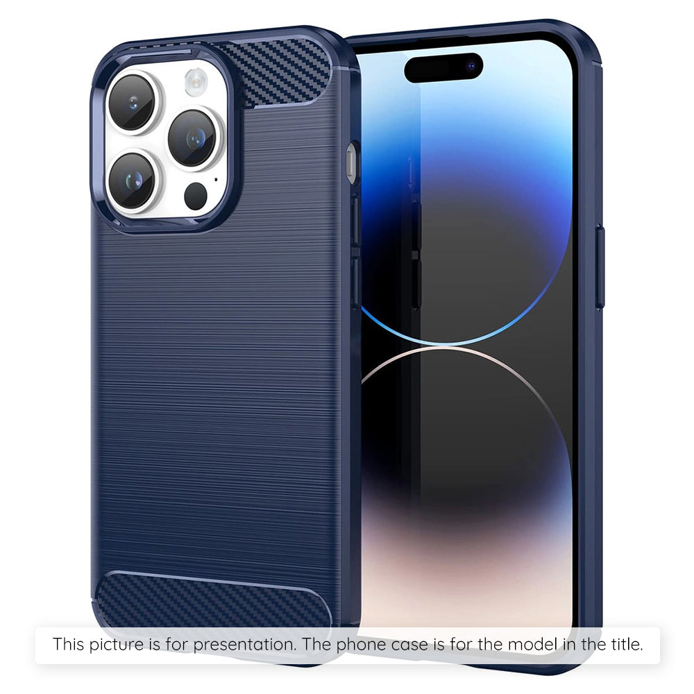 Θήκη για Xiaomi Redmi Note 15 Pro 5G, Techsuit, Καρμπόν, Μπλε
