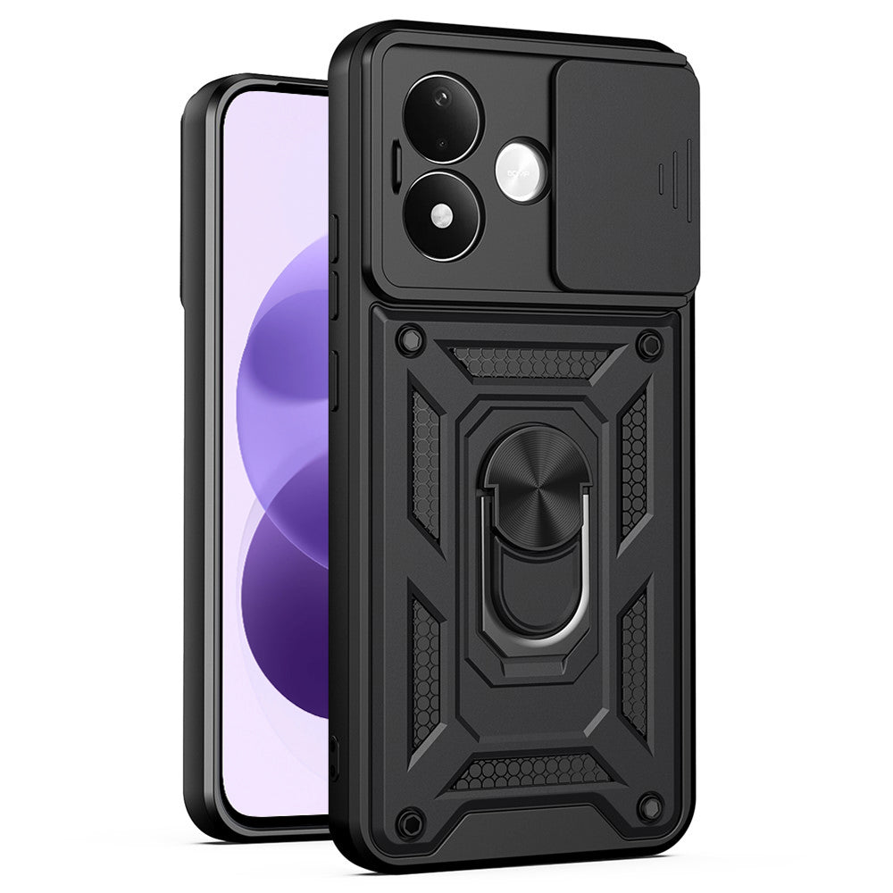 Θήκη για Xiaomi Redmi Note 17 4G / Note 17 5G, Techsuit, CamShield, Μαύρο
