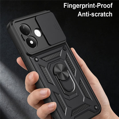 Θήκη για Xiaomi Redmi Note 17 4G / Note 17 5G, Techsuit, CamShield, Μαύρο