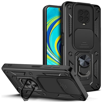 Θήκη για Xiaomi Redmi Note 9S / Note 9 Pro / Note 9 Pro Max, Techsuit, CamShield, Μαύρο