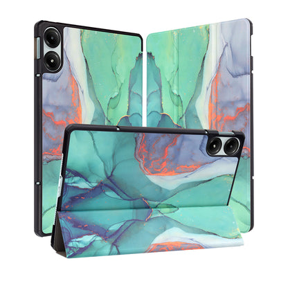 Θήκη για Xiaomi Redmi Pad Pro / Pad / Pad Pro 5G, Techsuit, FoldPro Green Time, Πολύχρωμο