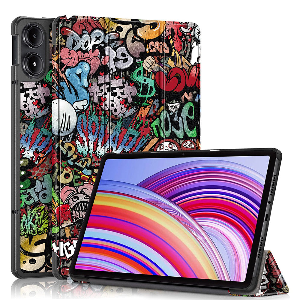 Θήκη για Xiaomi Redmi Pad Pro / Pad / Pad Pro 5G, Techsuit, FoldPro Urban Vibe, Πολύχρωμο