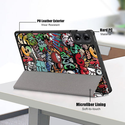 Θήκη για Xiaomi Redmi Pad Pro / Pad / Pad Pro 5G, Techsuit, FoldPro Urban Vibe, Πολύχρωμο