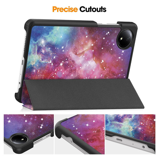 Θήκη για Xiaomi Redmi Pad SE 8.7, Techsuit, FoldPro Galaxy, Πολύχρωμη