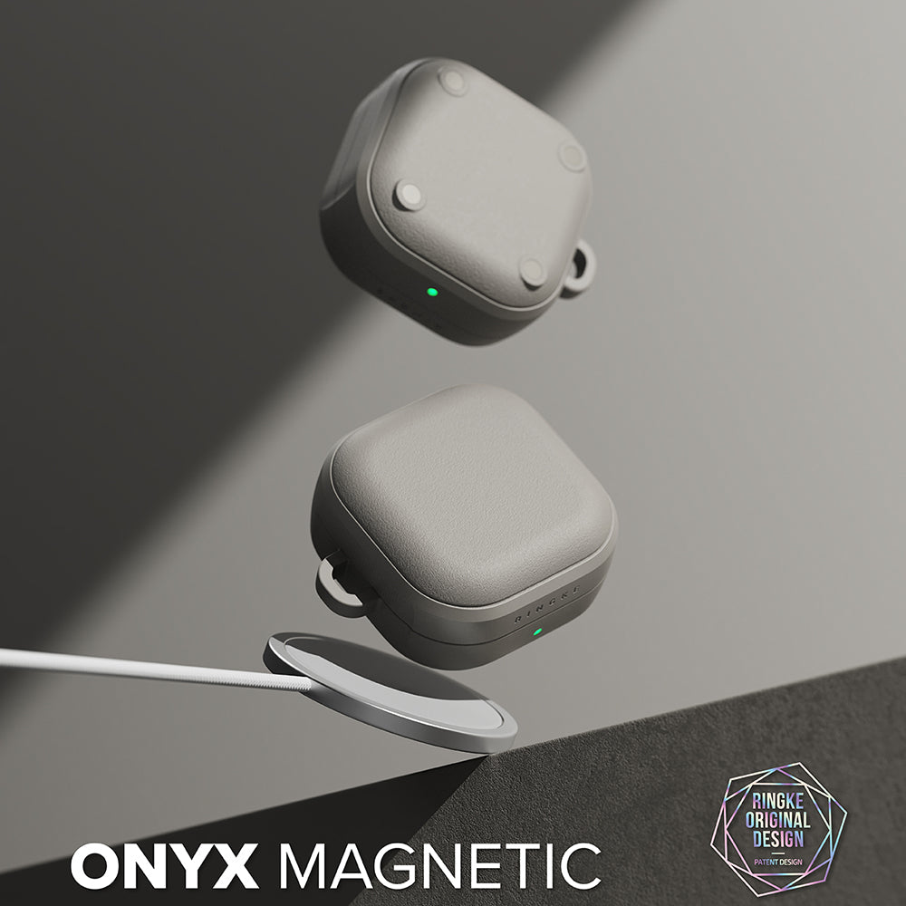 Θήκη Ringke Onyx Magnetic για Samsung Galaxy Buds4 / Buds4 Pro, Γκρι