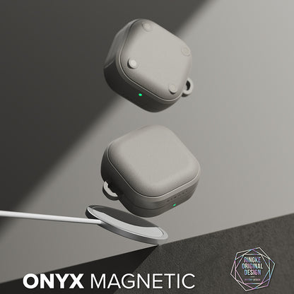 Θήκη Ringke Onyx Magnetic για Samsung Galaxy Buds4 / Buds4 Pro, Γκρι