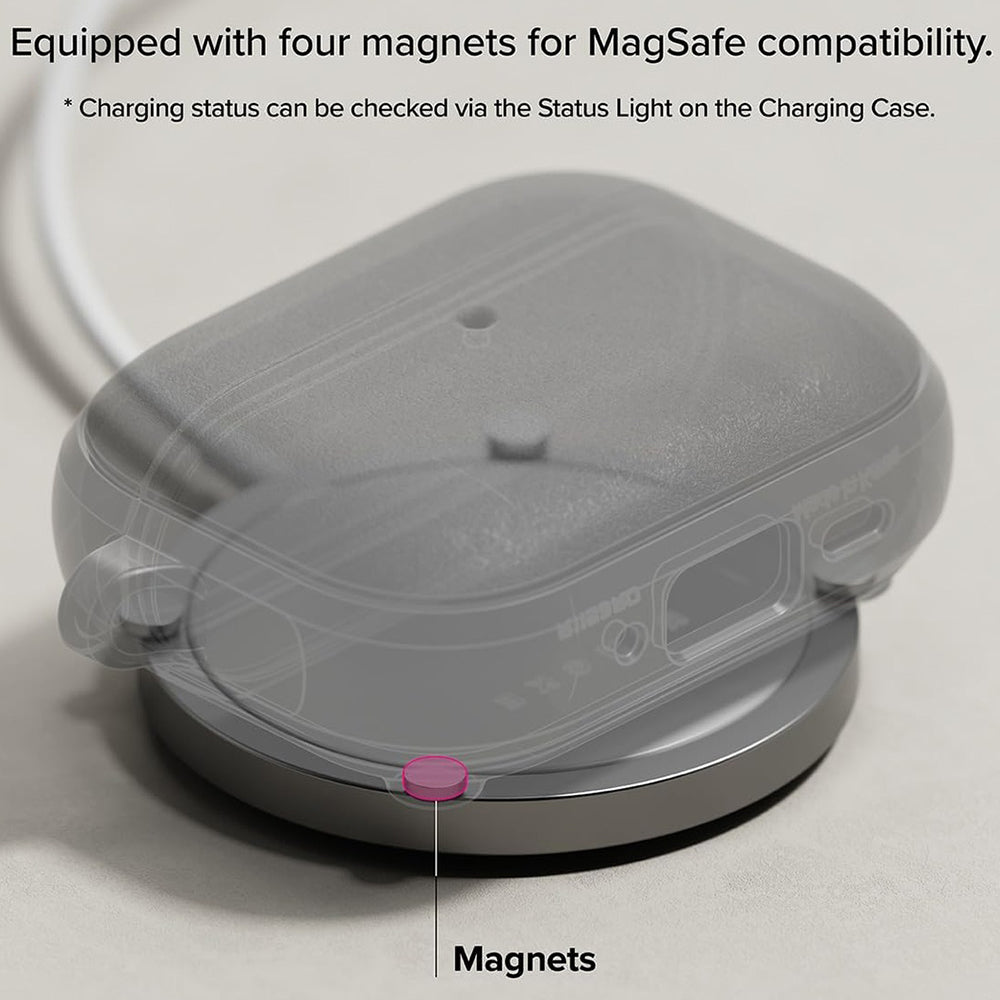 Ringke Onyx Magnetic Case for Apple AirPods Pro 3, Gray
