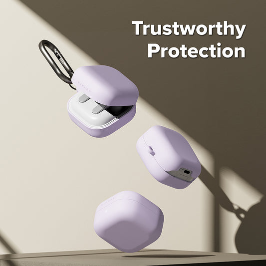 Θήκη Ringke για Samsung Galaxy Buds4 / Buds4 Pro, Ανοιχτό Μωβ