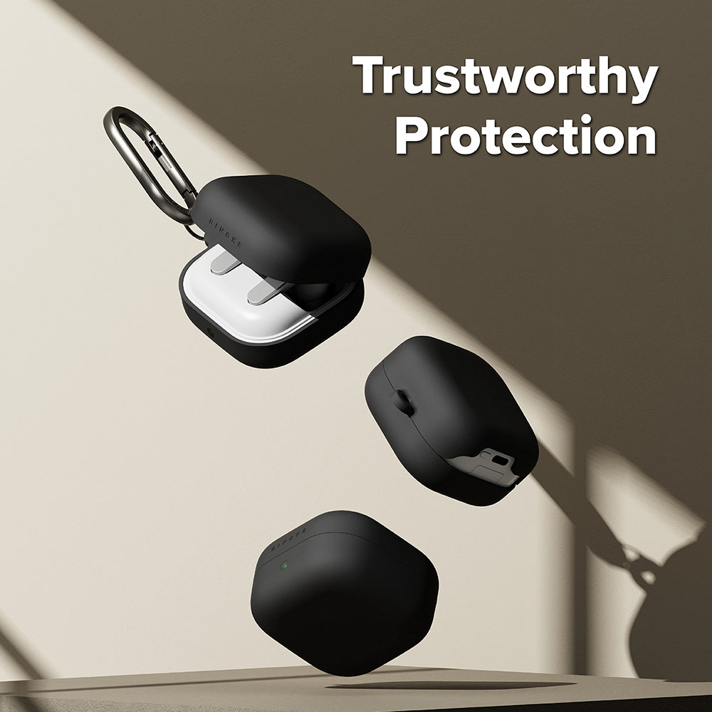 Θήκη Ringke για Samsung Galaxy Buds4 / Buds4 Pro, Μαύρη