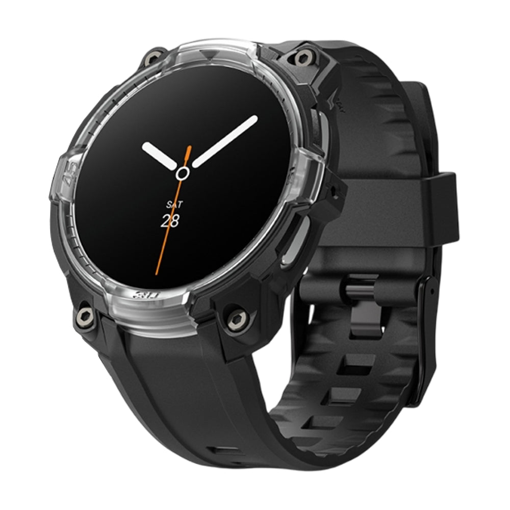 Ringke Rugged Gear Case for Samsung Galaxy Watch9 / Watch8 44mm, Transparent Black