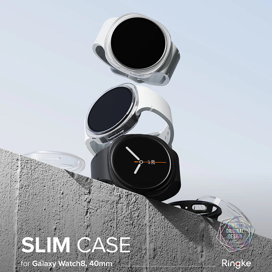Θήκη Ringke Slim για Samsung Galaxy Watch9 / Watch8 40mm, Σετ 2 τεμαχίων, Διαφανής