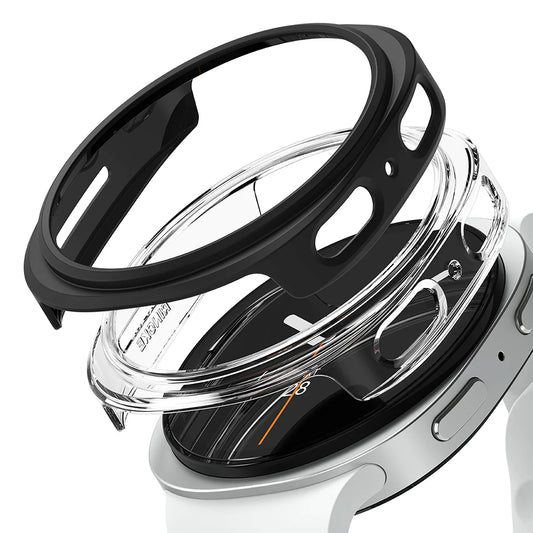 Θήκη Ringke Slim για Samsung Galaxy Watch9 / Watch8 44mm, Σετ 2 τεμαχίων, Μαύρο Ματ