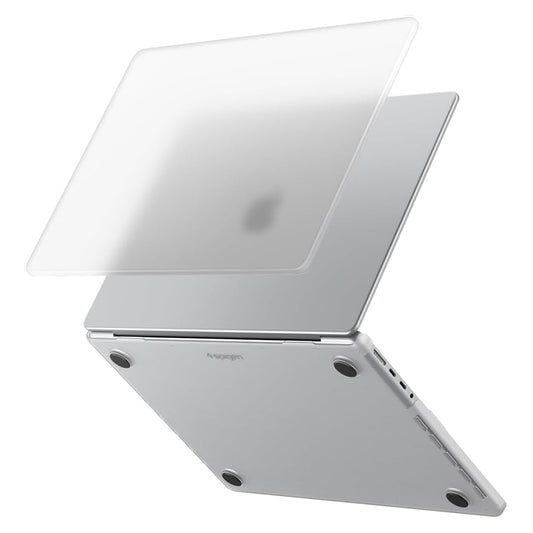 Spigen Airskin Case for Apple MacBook Pro 14inch (2026) / (2025) / (2023) / (2022) / (2021), Satin Transparent ACS11528