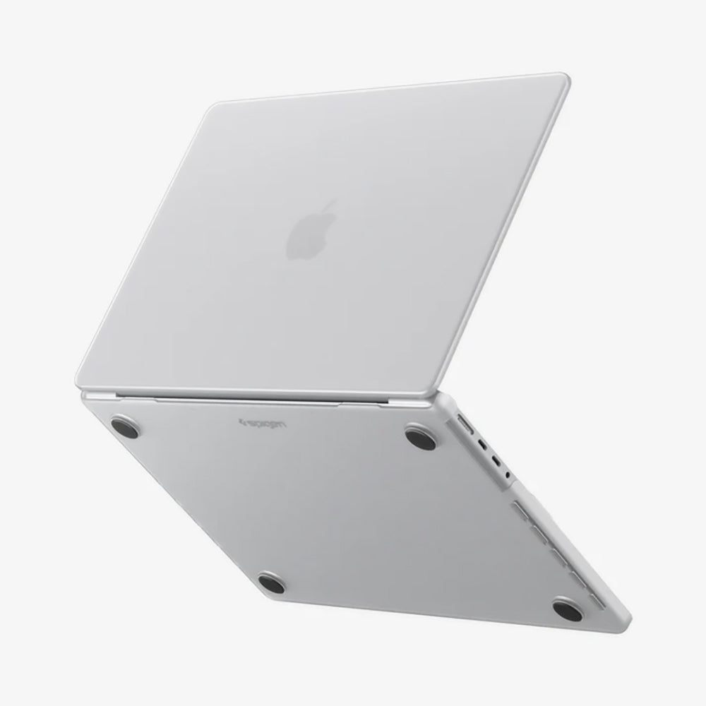 Spigen Airskin Case for Apple MacBook Pro 16inch (2026) / (2024) / (2023) / (2021), Satin Transparent ACS11526
