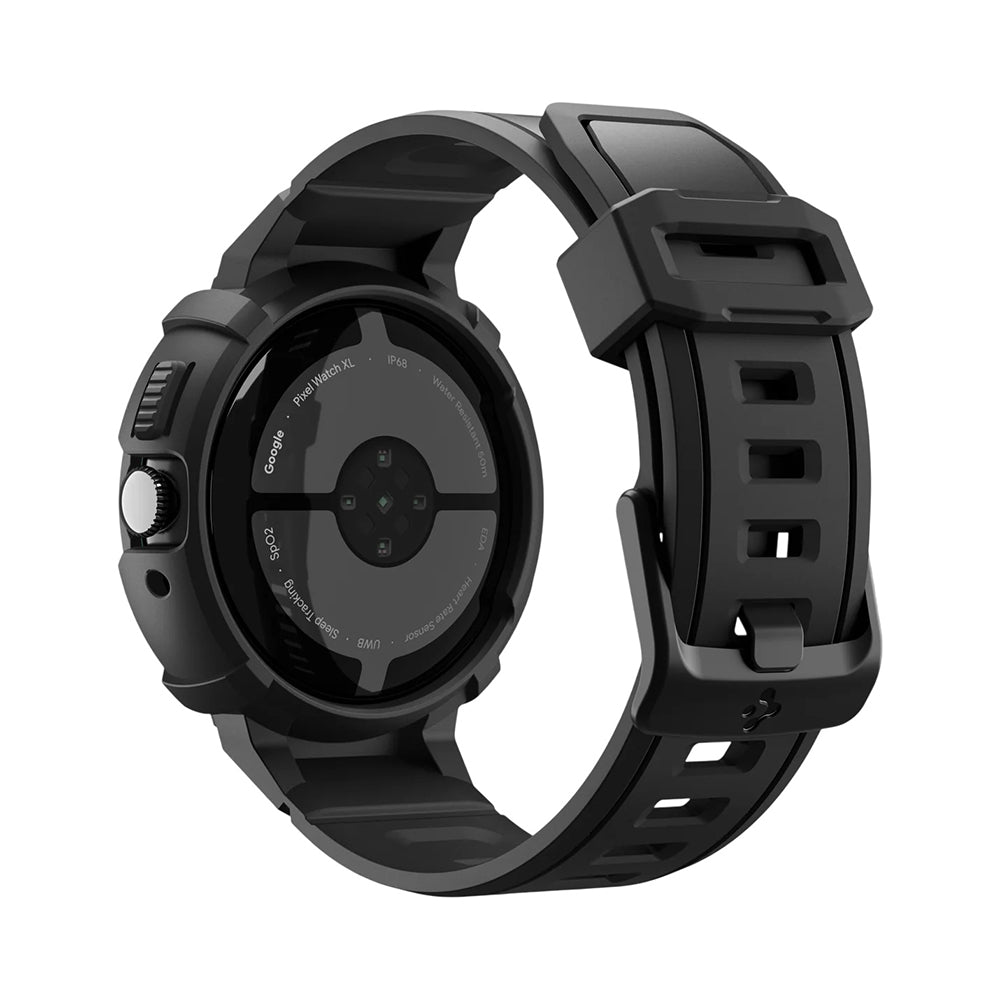 Θήκη Spigen Rugged Armor Pro για Google Pixel Watch 41mm Series, Μαύρη ACS09484
