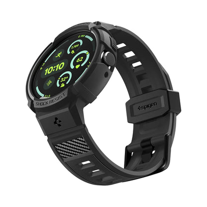 Θήκη Spigen Rugged Armor Pro για Google Pixel Watch 41mm Series, Μαύρη ACS09484