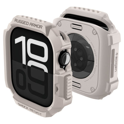 Spigen Rugged Armor V2 Case for Apple Watch Series 10 / 11 42mm, Beige ACS10493