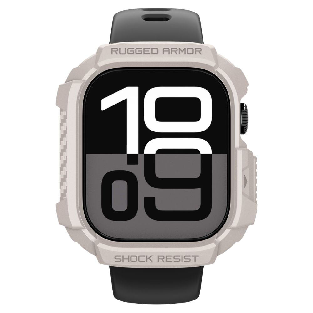 Spigen Rugged Armor V2 Case for Apple Watch Series 10 / 11 42mm, Beige ACS10493
