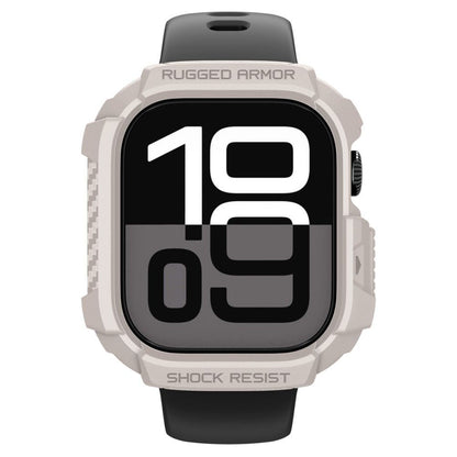 Spigen Rugged Armor V2 Case for Apple Watch Series 10 / 11 42mm, Beige ACS10493