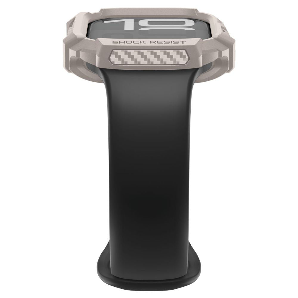 Spigen Rugged Armor V2 Case for Apple Watch Series 10 / 11 42mm, Beige ACS10493