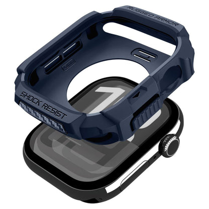 Spigen Rugged Armor V2 Case for Apple Watch Series 10 / 11 42mm, Navy ACS10492