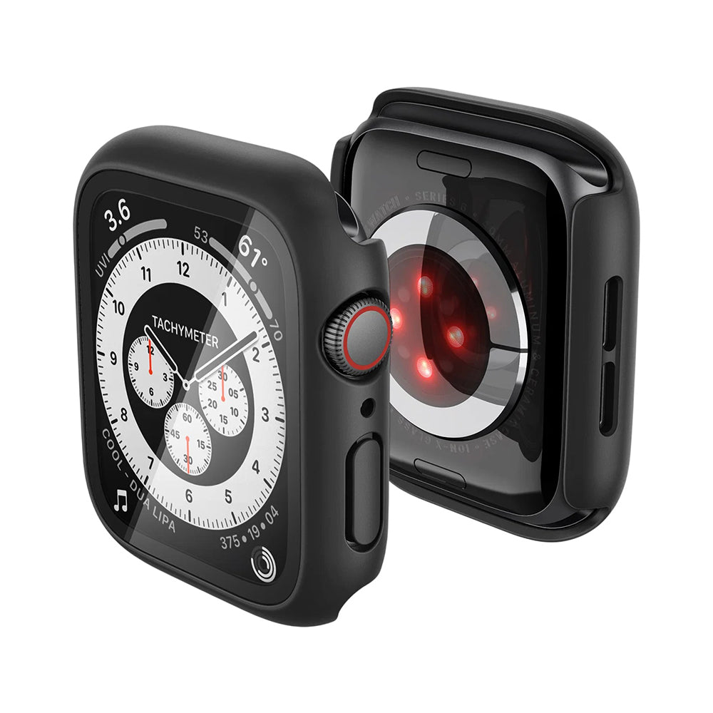 Θήκη Spigen Thin Fit 360 για Apple Watch Series 44mm, Μαύρη ACS11592