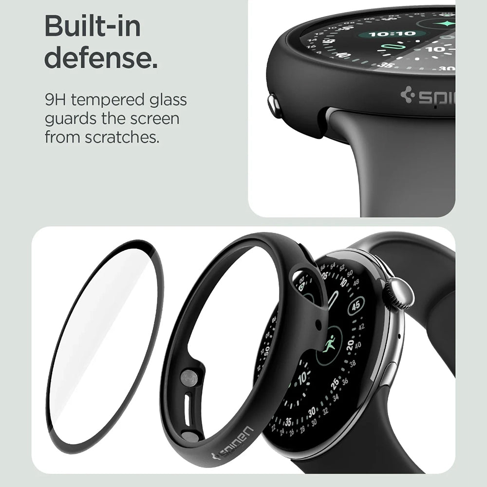 Θήκη Spigen Thin Fit 360 για Google Pixel Watch 45mm Series, Μαύρη ACS11746