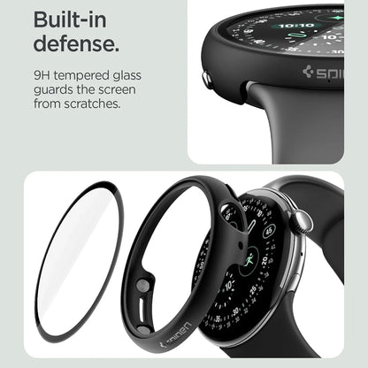 Θήκη Spigen Thin Fit 360 για Google Pixel Watch 45mm Series, Μαύρη ACS11746