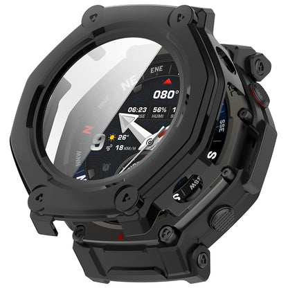 Techsuit Defense360 Pro Case for Amazfit T-Rex 3 Pro 48mm, Black
