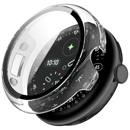 Techsuit Defense360 Pro Case for Google Pixel Watch 4 45mm, Transparent