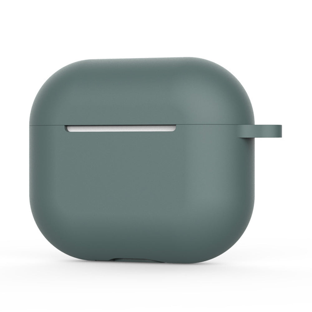 Θήκη Techsuit Silicone για Apple AirPods 4, Σκούρο Πράσινο